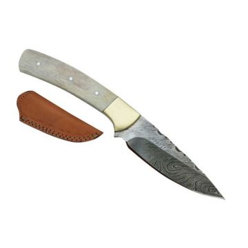 Wild Turkey Handmade Custom Full Tang Damascus Steel Blade